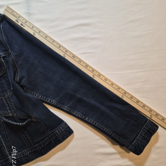 ​Gap 1969 Premium Denim Trucker Jacket - Dark Wash - XL - Picture 8 of 8